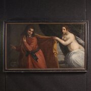 Antique Painting, Joseph And Potiphars Wife