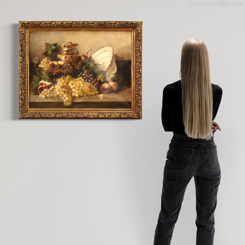 Antiques Atlas Antique Still Life Painting From 19th Century