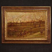 Bucolic Landscape Italian Painting 20th Century
