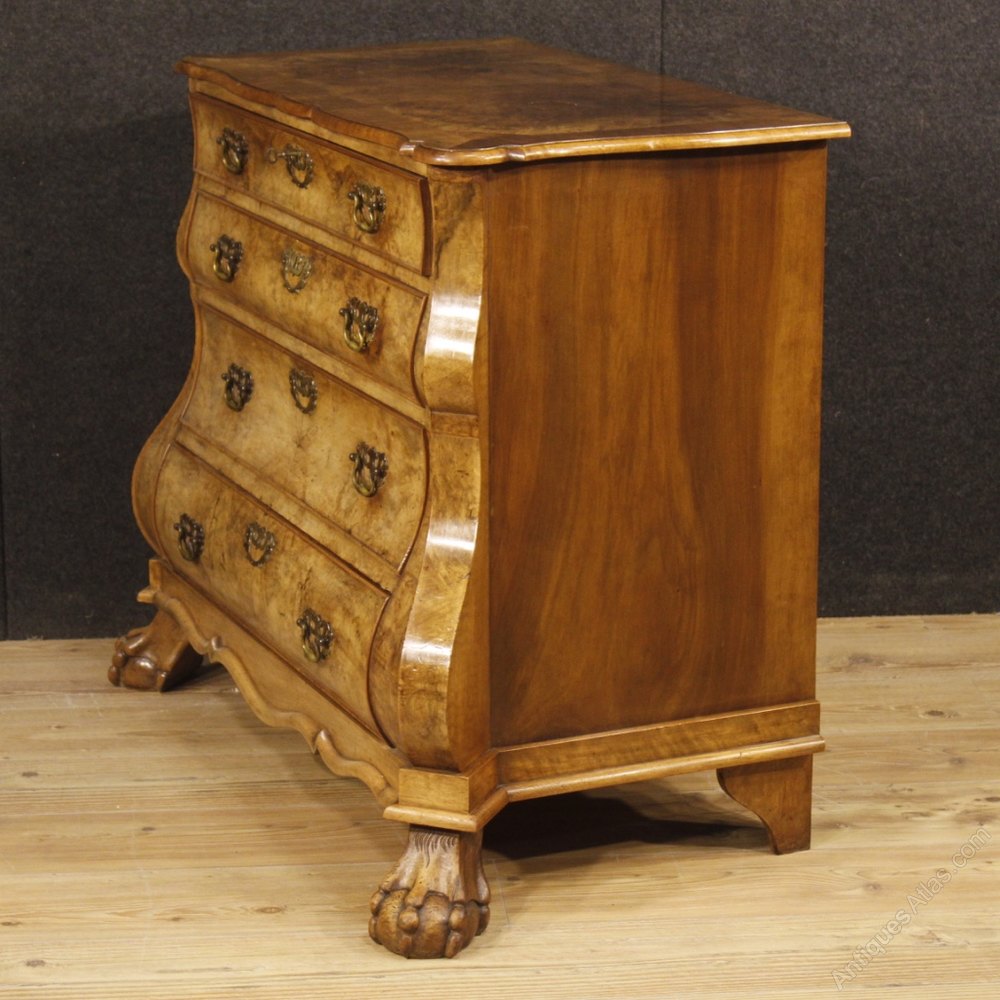 Dutch Chest Of Drawers In Walnut, Burl, Mahogany Antiques Atlas