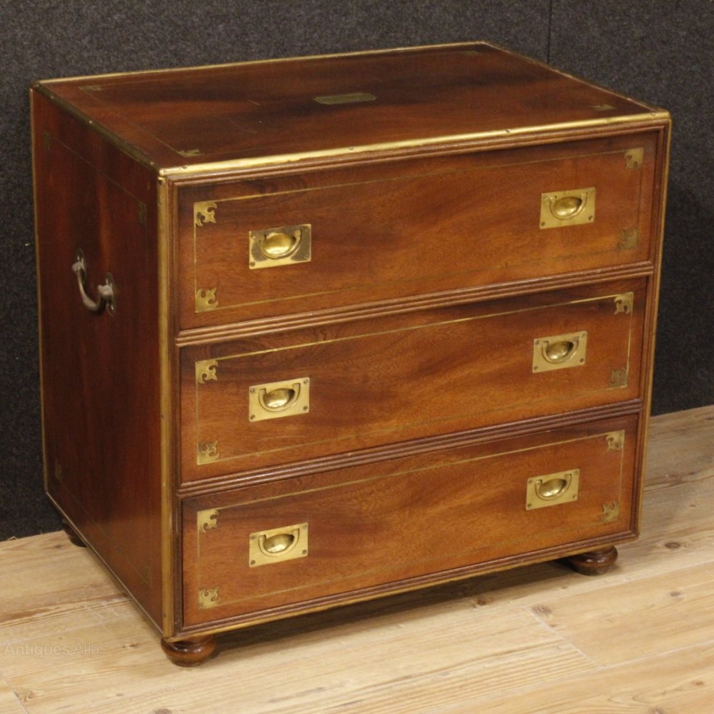 Antiques Atlas English Commode With 3 Drawers In Mahogany