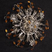 Florentine Ceiling Light 1970s, Banci Firenze
