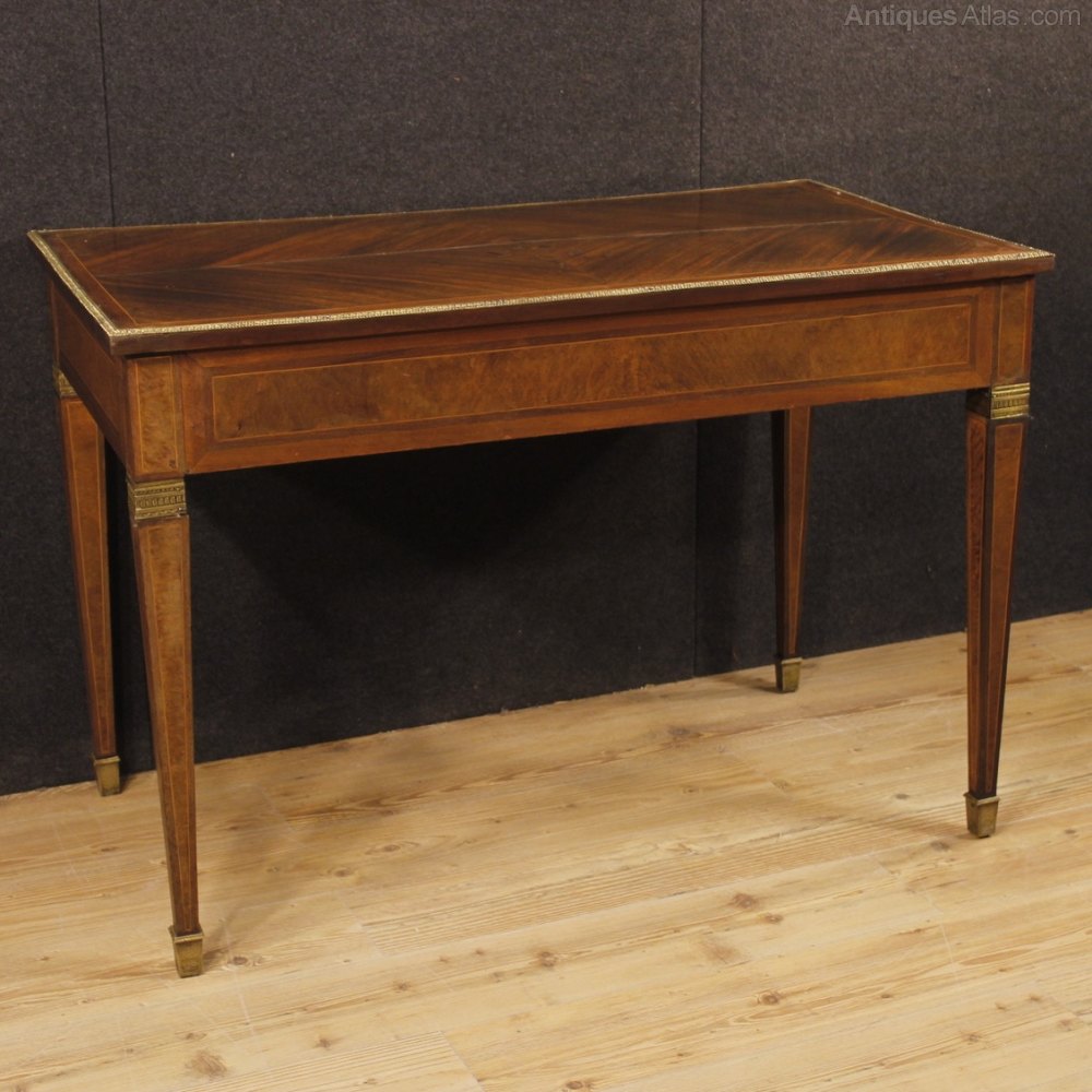 Antiques Atlas French Inlaid Writing Desk In Louis XVI Style