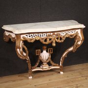 French Lacquered Console In Louis XV Style