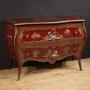 French Lacquered, Painted Chinoiserie Commode