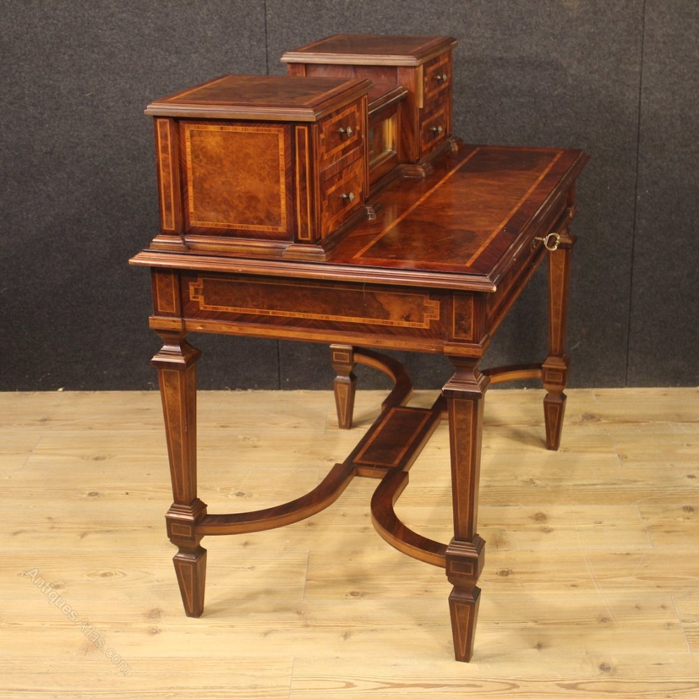 Antiques Atlas French Writing Desk In Inlaid Wood