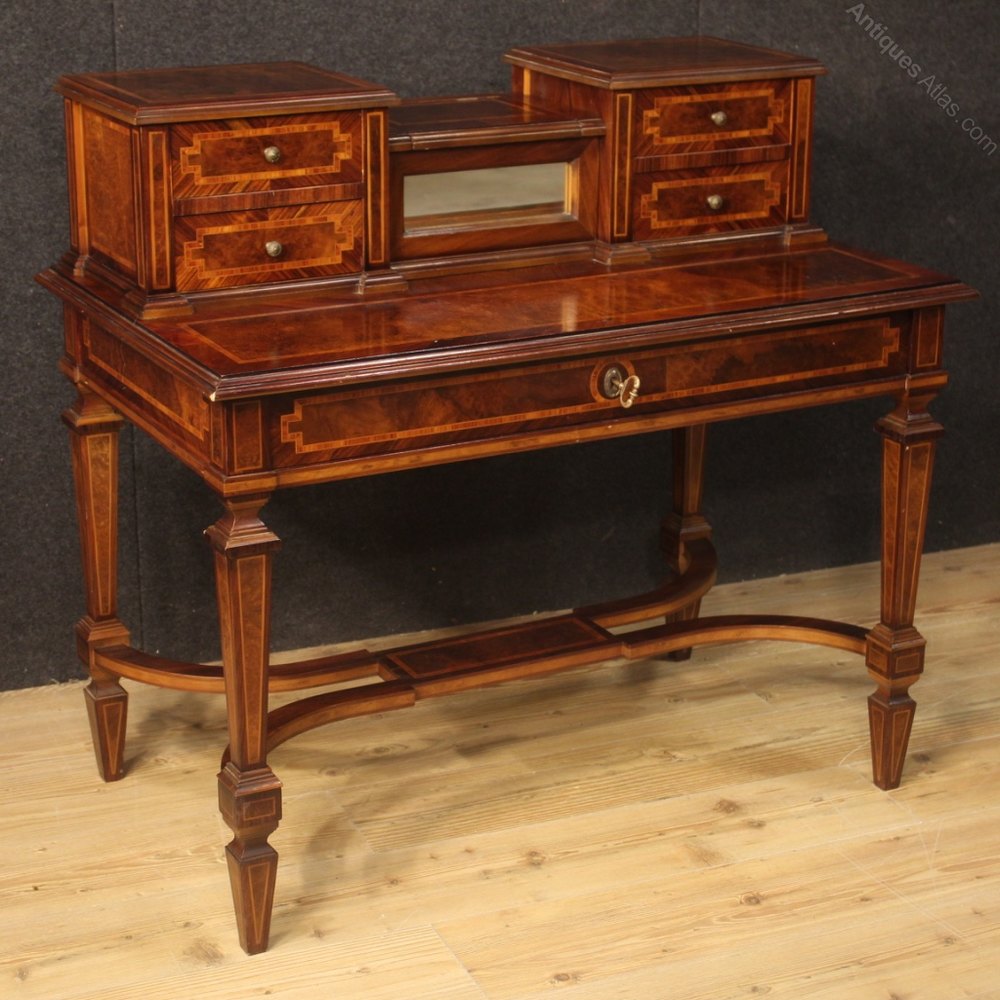 Antiques Atlas French Writing Desk In Inlaid Wood