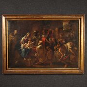 Great 17th Century Antique Religious Painting