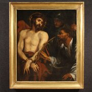 Great 17th-century Flemish Painting, Christ Mocked
