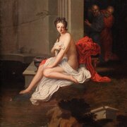 Great 18th Century French Biblical Painting
