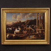 Great 18th Century Painting, Pastoral Scene 