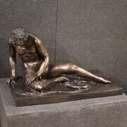 Great 20th-century Bronze Sculpture, Dying Gaul
