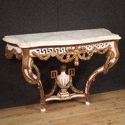 Great Louis XV Style Console With Marble Top