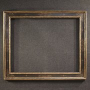 Great Lacquered, Painted And Gilded Tuscan Frame 