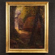 Italian Impressionist Painting Signed Morteo