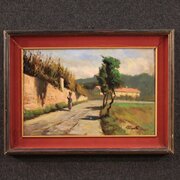 Italian Landscape Painting Signed By C. Filippelli