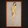 Italian Nude Painting Signed And Dated 1969