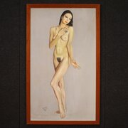 Italian Nude Painting Signed By Vellani Marchi