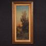 Italian painting signed Marko forest landscape 