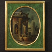 Italian Painting View With Architectures 