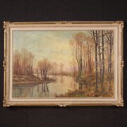 Landscape Painting Signed A. Corradi 