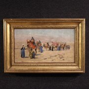 Orientalist Painting Signed A. Rossi And Dated 189