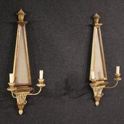 Pair 20th Century Louis XVI Style Wall Lights