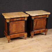 Pair of 20thcentury Italian bedside tables