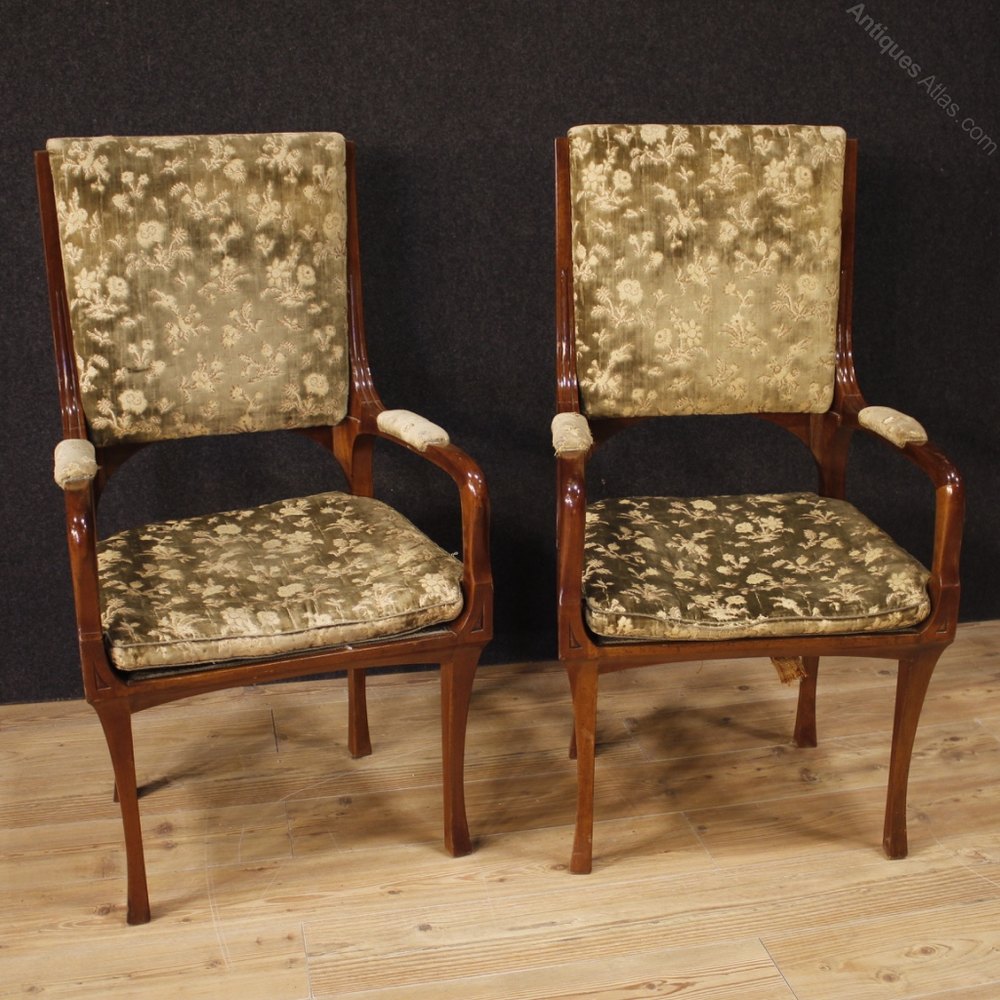 Pair Of French Art Nouveau Armchairs Antiques Atlas