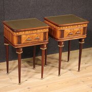 Pair Of Italian Bedside Tables From The 1960s