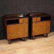 Pair Of Italian Bedside Tables From The 1960s