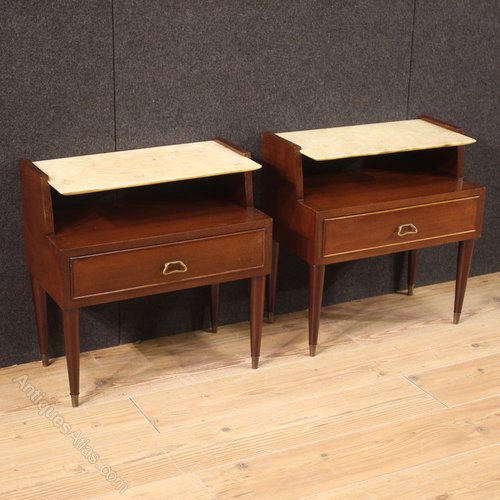 Antiques Atlas Pair Of Bedside Tables From The 70s