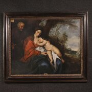 Rest On The Flight Into Egypt Flemish Artwork 1660