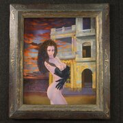 Signed Painting Female Nude From 20th Century