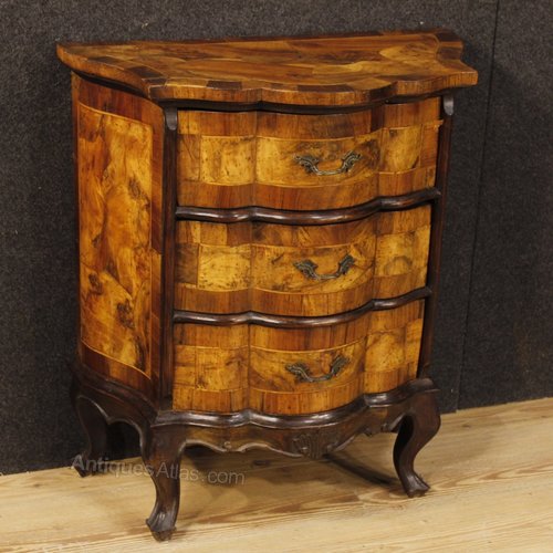 Antiques Atlas Small Italian Dresser Inlaid In Wood