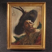 Spanish Painting Portrait Of A Pirate 1895