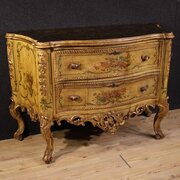 Venetian Commode In Baroque Style 20th Century