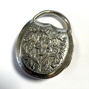 Georgian Silver Padlock Vinaigrette