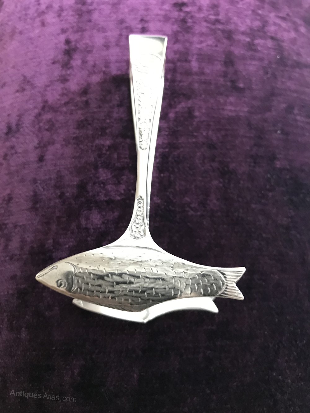 Antiques Atlas Edwardian Solid Silver Sardine Servers 1909