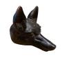 Antique Cast Iron Fox Head Doorstop