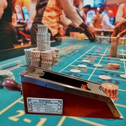 Antique French Casino Card Shoe/Dispenser C.1930s
