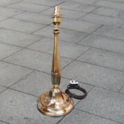 Edwardian Brass Table Lamp