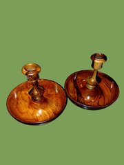 Pair 19th Century Campaign Brighton Buns