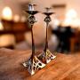 Pair Large Art Nouveau Candlesticks