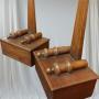 Pair of Edwardian Gillows style Weighted Plate Stands
