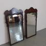 Pair of Queen Anne Style Walnut Wall Mirrors