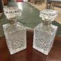 Pair of Silver Mounted Whisky Decanters