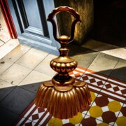 Substantial Victorian Brass Doorstop