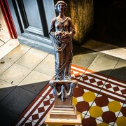 Victorian Classical Lady Brass Doorstop