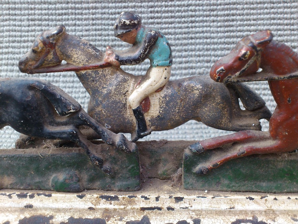 Antiques Atlas Cast Iron Race Horses